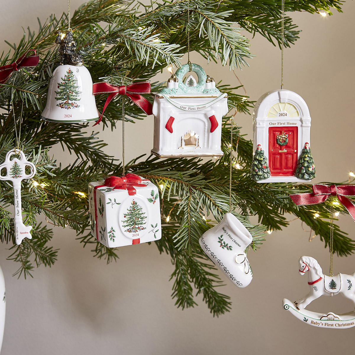 Christmas Tree Teddy Bear Nutcracker Ornament image number null